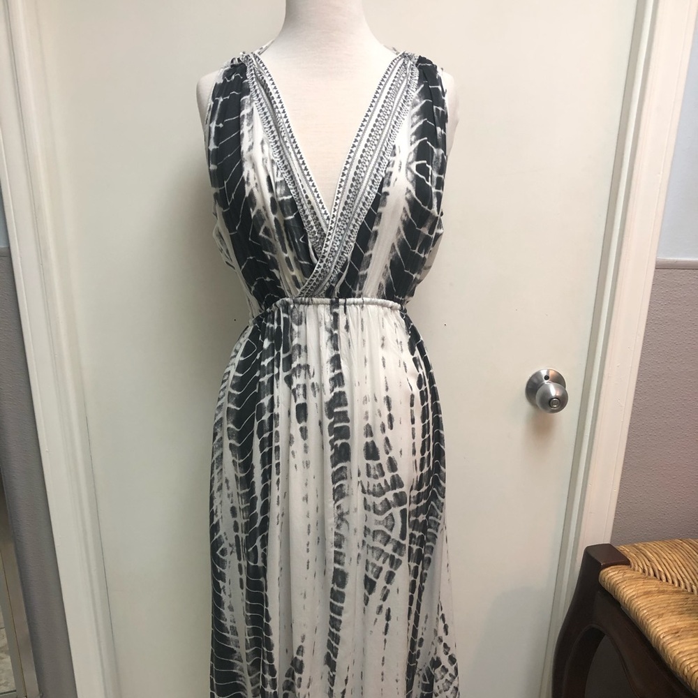 Elan snakeskin maxi dress